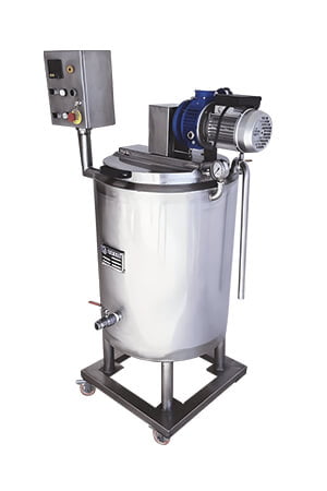 Malaxeur double parois chauffage électrique
